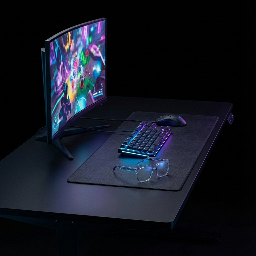 Gaming mit Blaufilterbrille